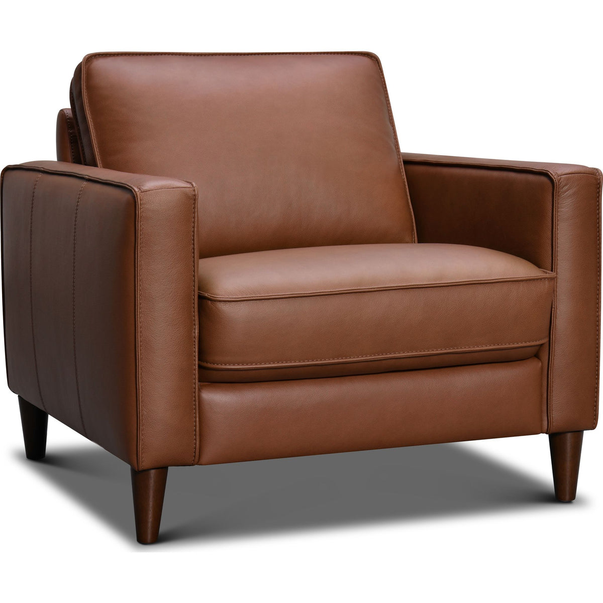 Tenth+Maple Joy Chair - Ranger Caramel | Dufresne Furniture and