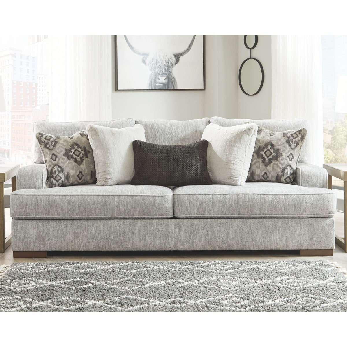 極美品　NARUSA SOFA グレー W1800 D850 H700 Nandor Sofa – Konto Furniture