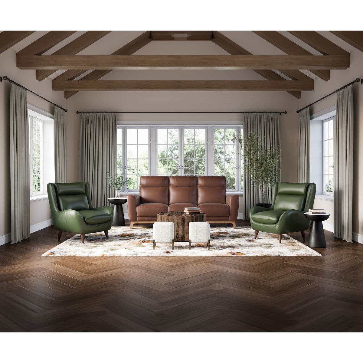 Tenth+Maple Harmony Sofa - Ranger Russet | Dufresne Furniture and