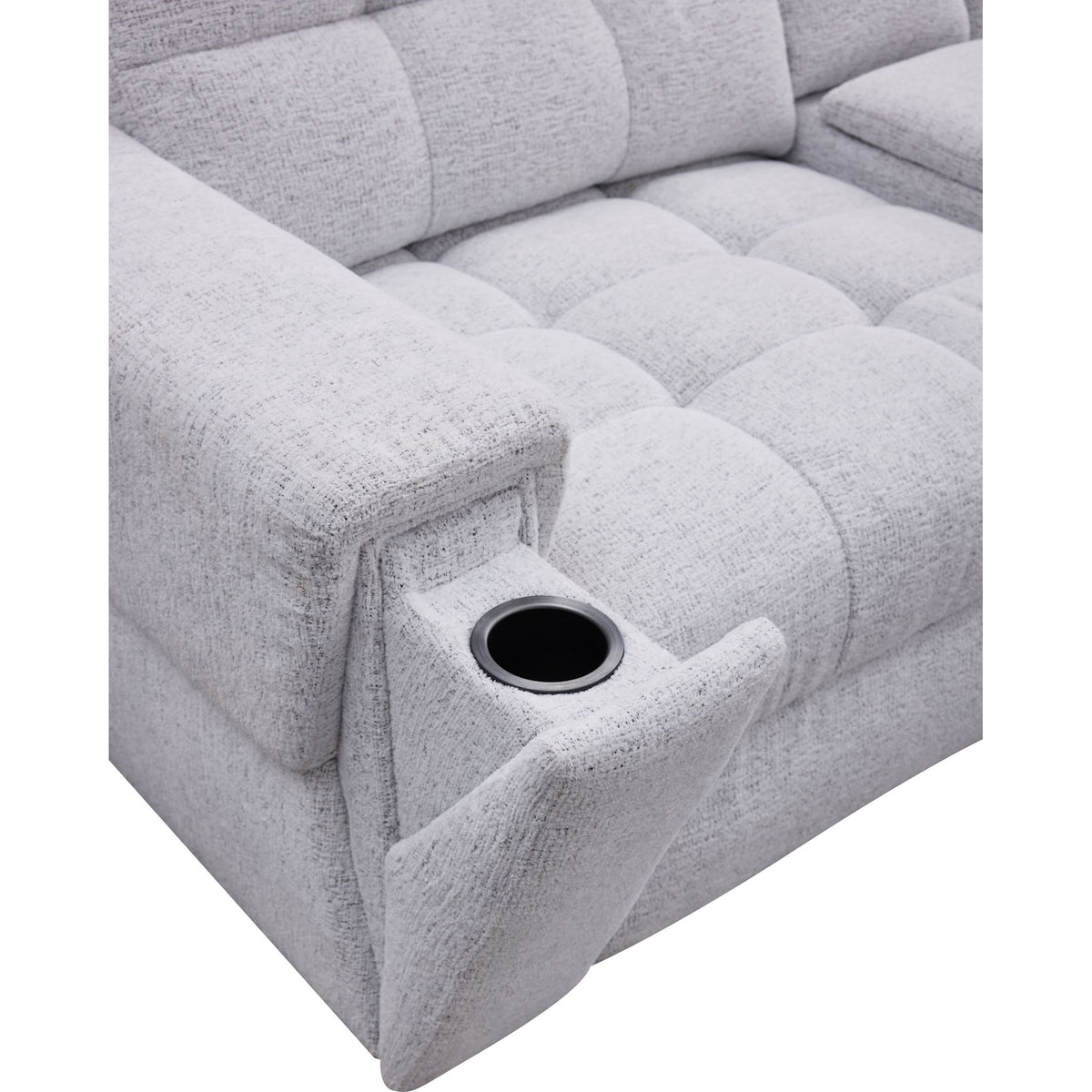Xpand 7 Piece Power Modular Sectional - Sahara Arctic - Right