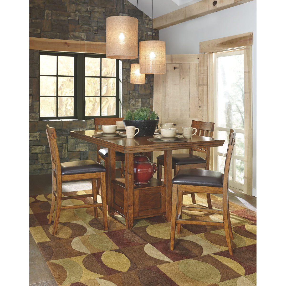 Ralene Counter Dining Set | Dufresne Furniture and Appliances