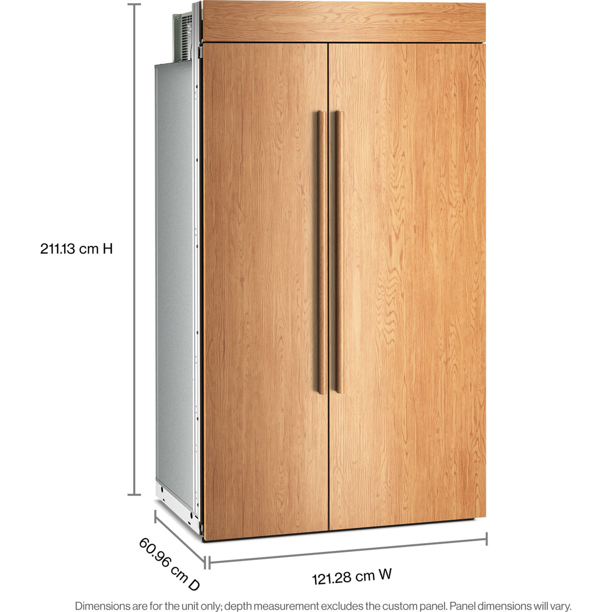 さやぷりん KitchenAid Side x Side Fridge (KBSN748TPA) - Panel Ready