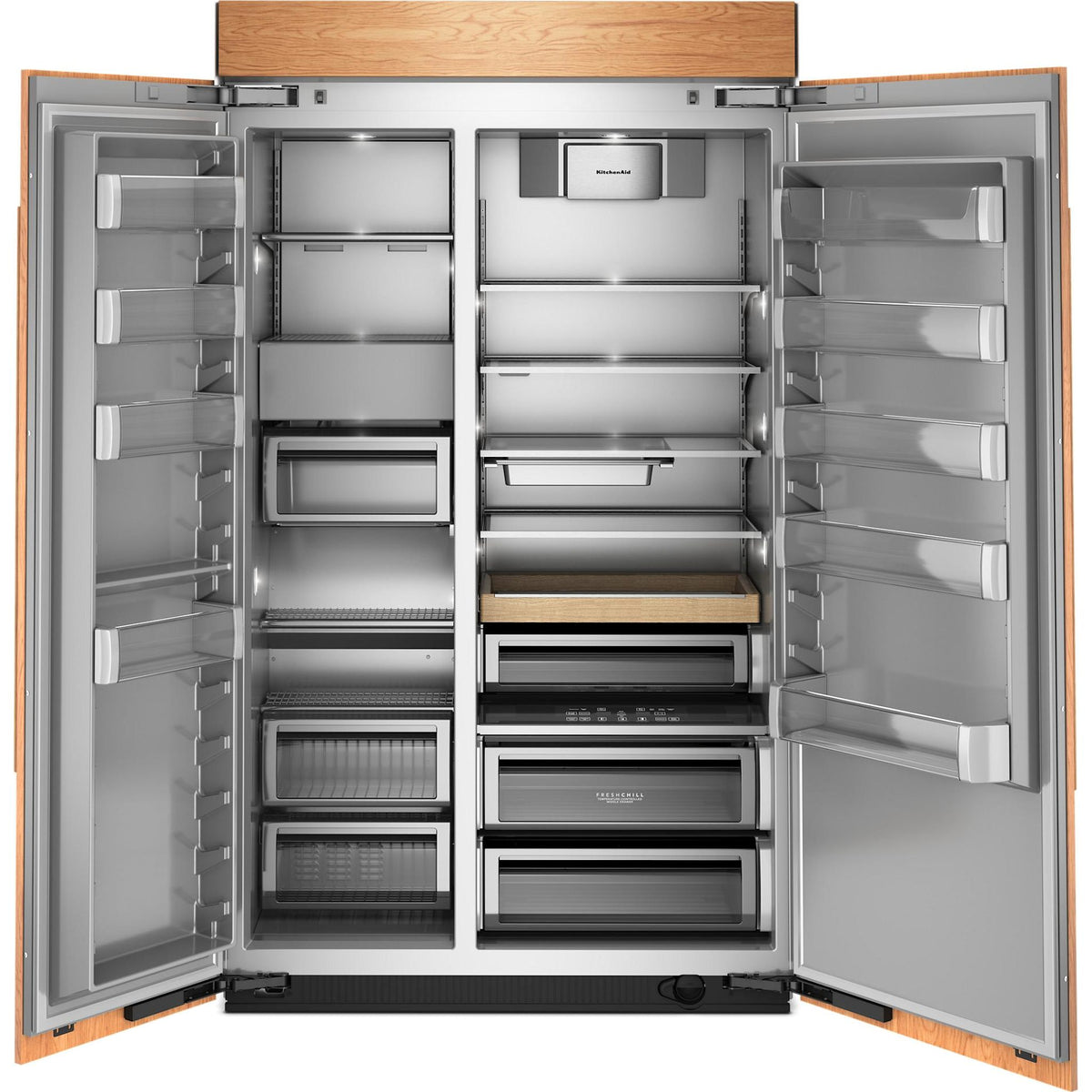 KitchenAid Side x Side Fridge (KBSN748TPA) - Panel Ready