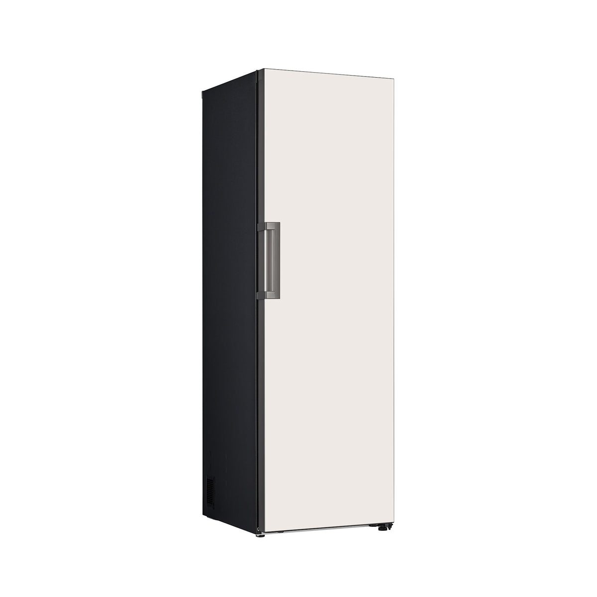 LG Upright Freezer (LROFC1114G) Beige Glass Dufresne Furniture and Appliances