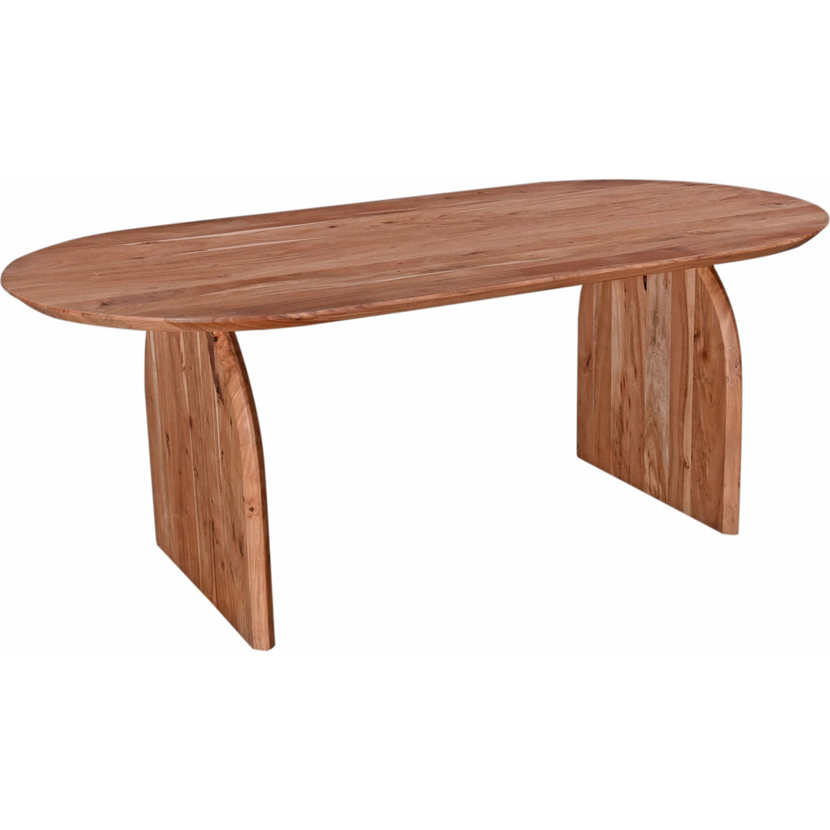 Solid Oak Oval Coffee Table