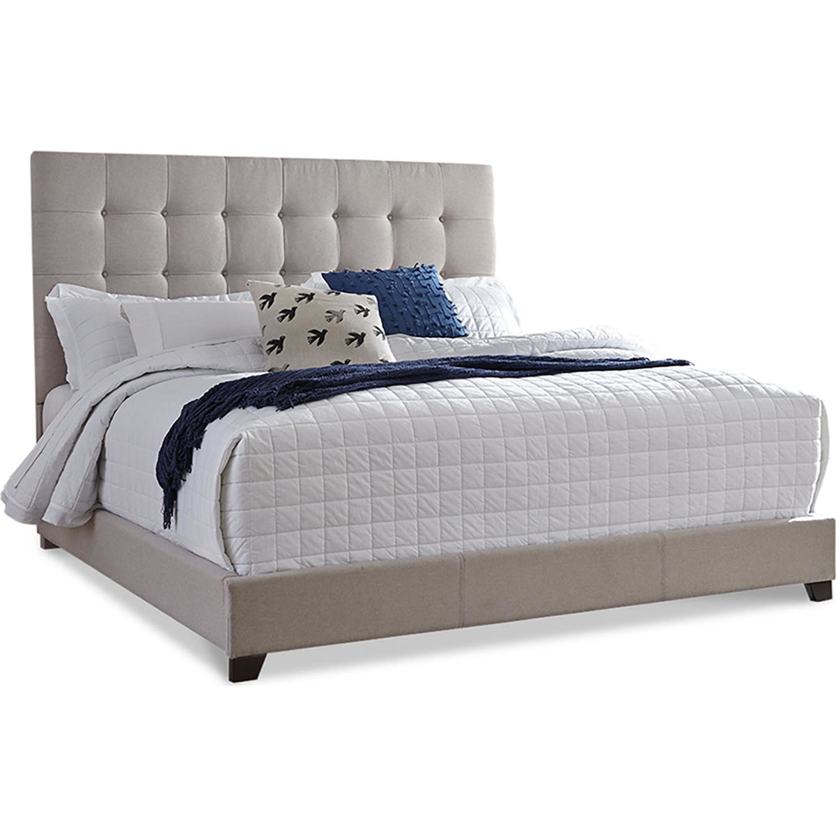 Ashley dolante upholstered bed outlet stores