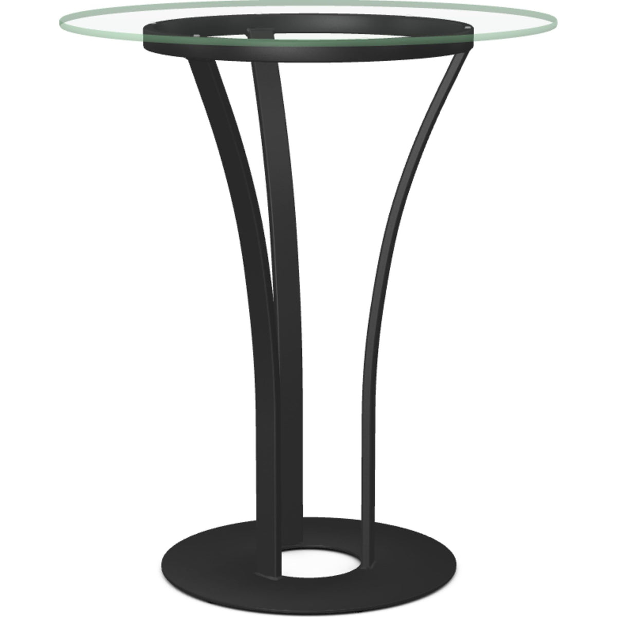 Dalia Bar Table Clear/Black Coral (1566832K) Dufresne Furniture