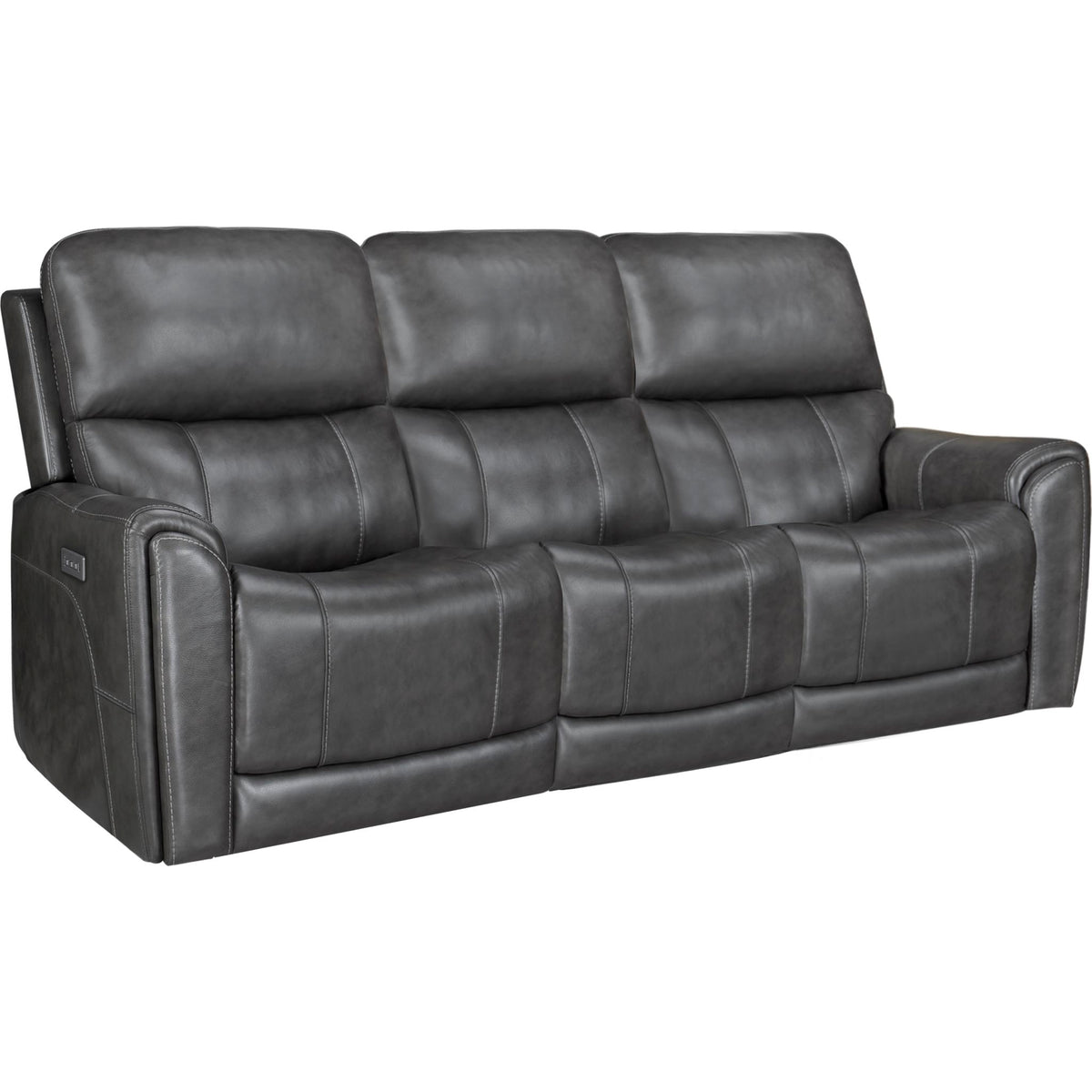 Damon Power Reclining Sofa - Rainier Steel | Dufresne Furniture