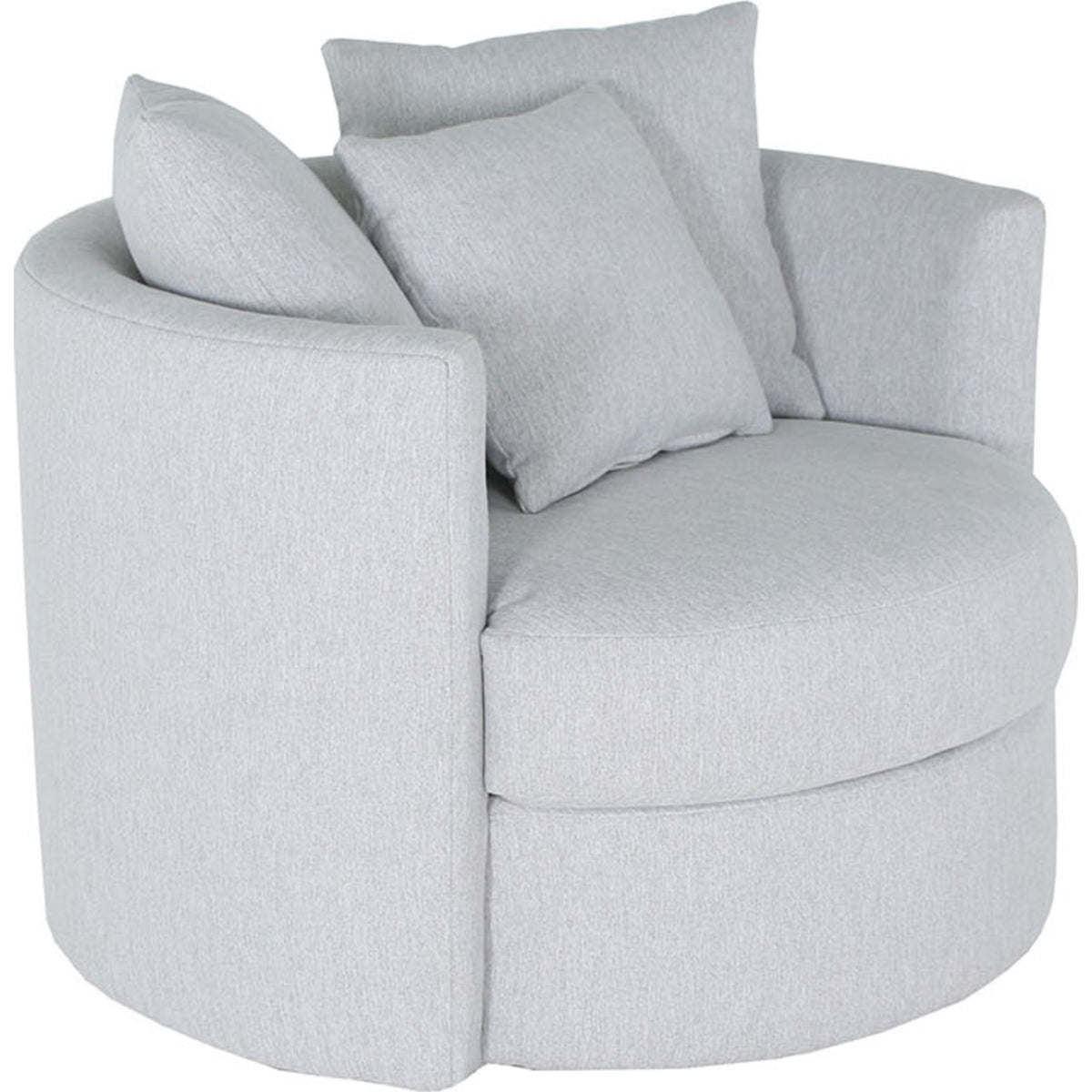 Xavier Swivel Chair Linen Dufresne Furniture and Appliances