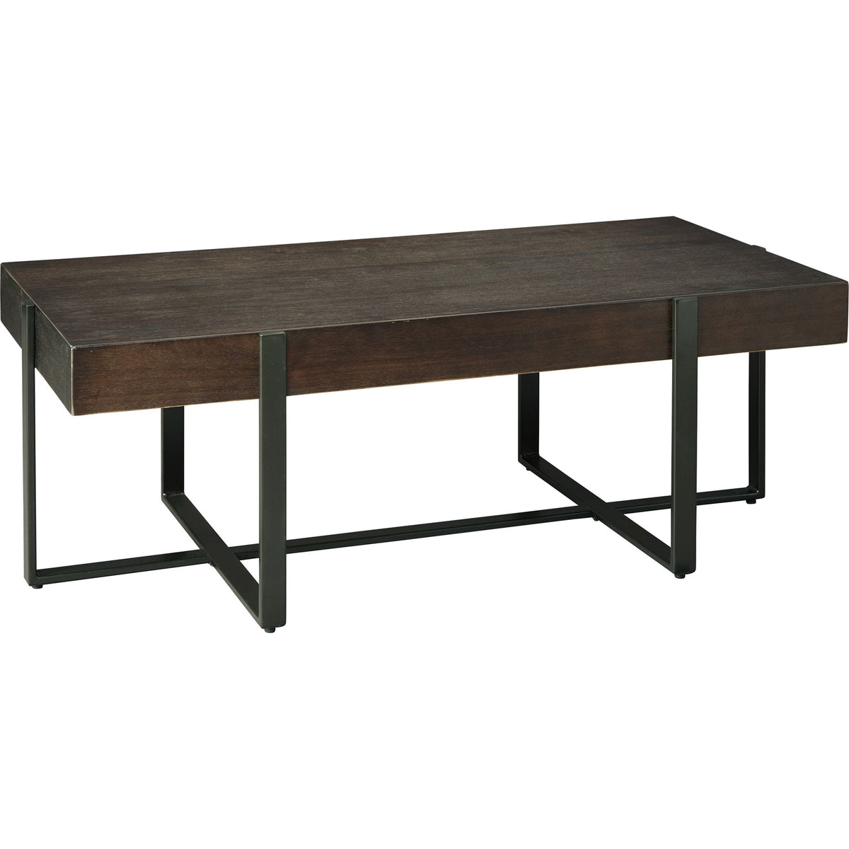 Halifax Coffee Table Dark Brown Dufresne Furniture and Appliances