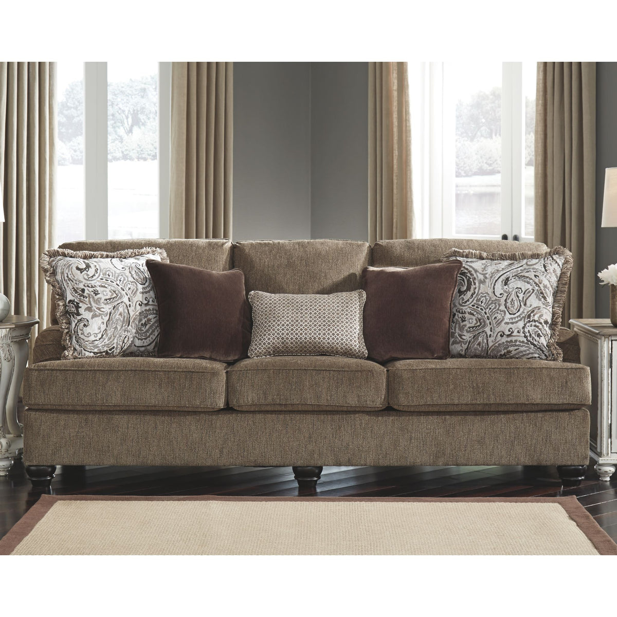 Braemar Sofa Brown Dufresne Furniture and Appliances