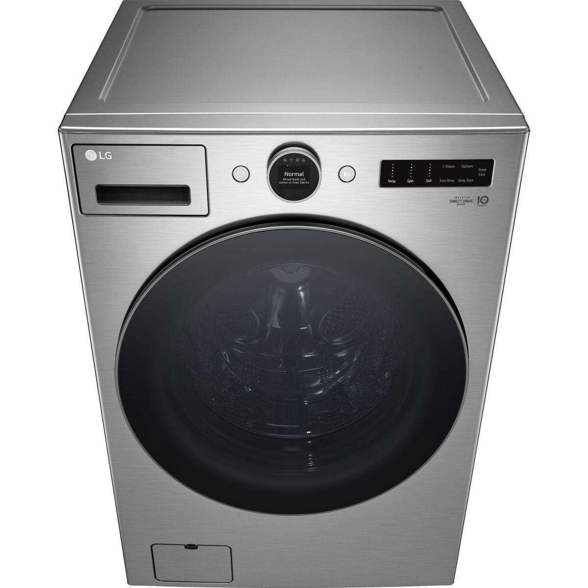 LG 5.2 cu. ft. Capacity Smart Front Load ENERGY STAR® Washer with Turb ...