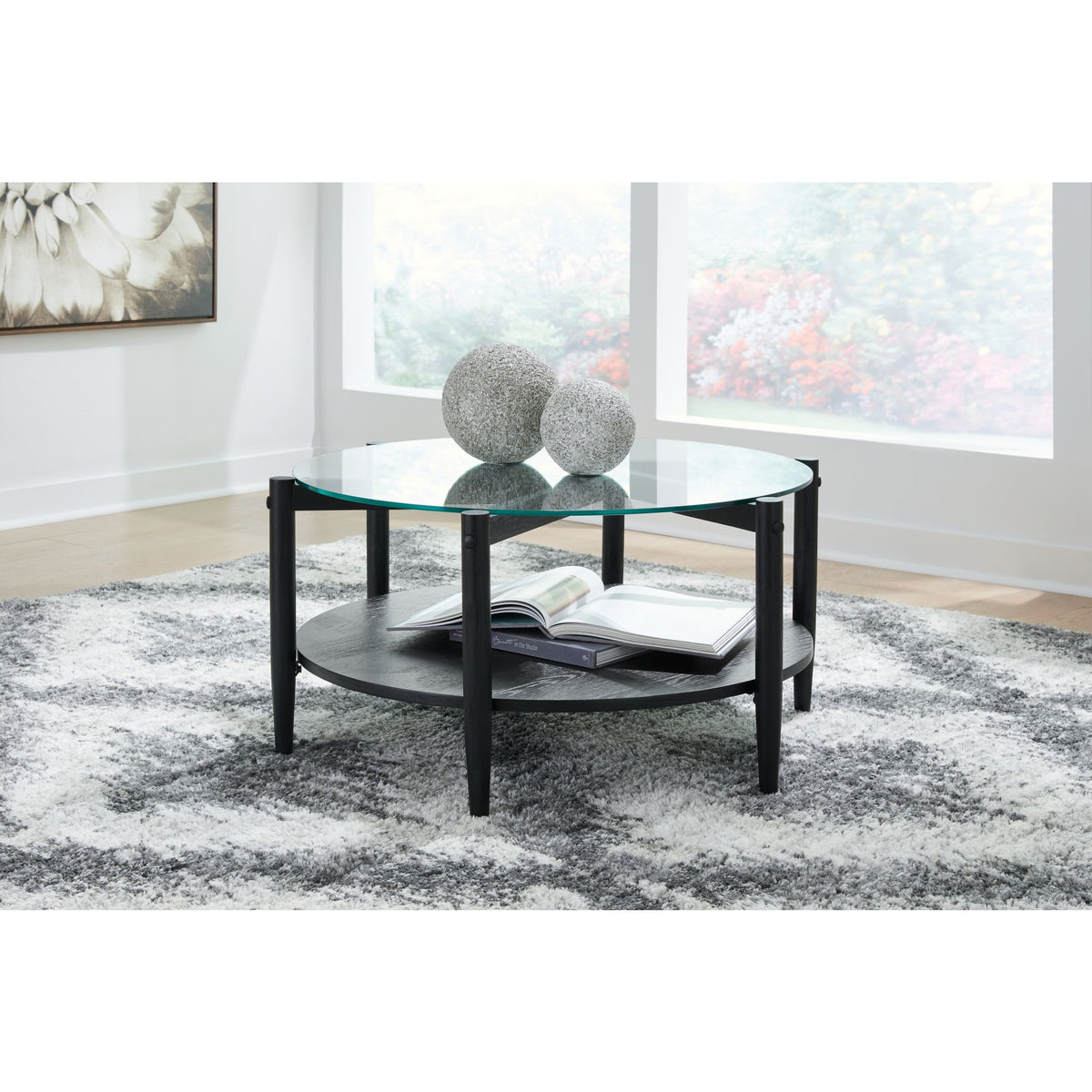 Westmoro Coffee Table Black Dufresne Furniture and Appliances