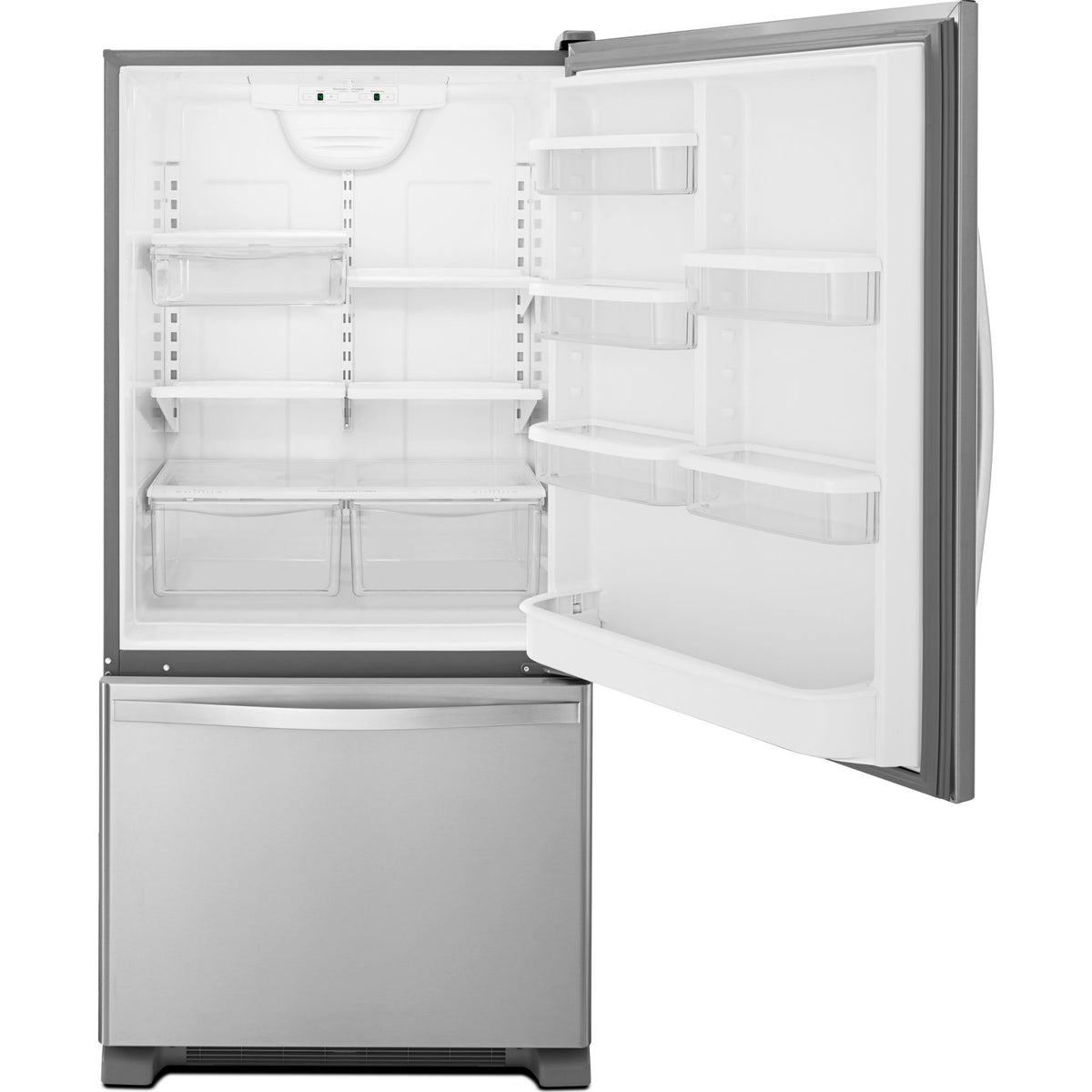 Whirlpool Bottom Mount Fridge (WRB329RFBM) Stainless Steel Dufresne