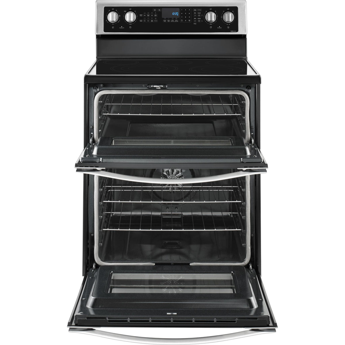 Whirlpool double store oven stove