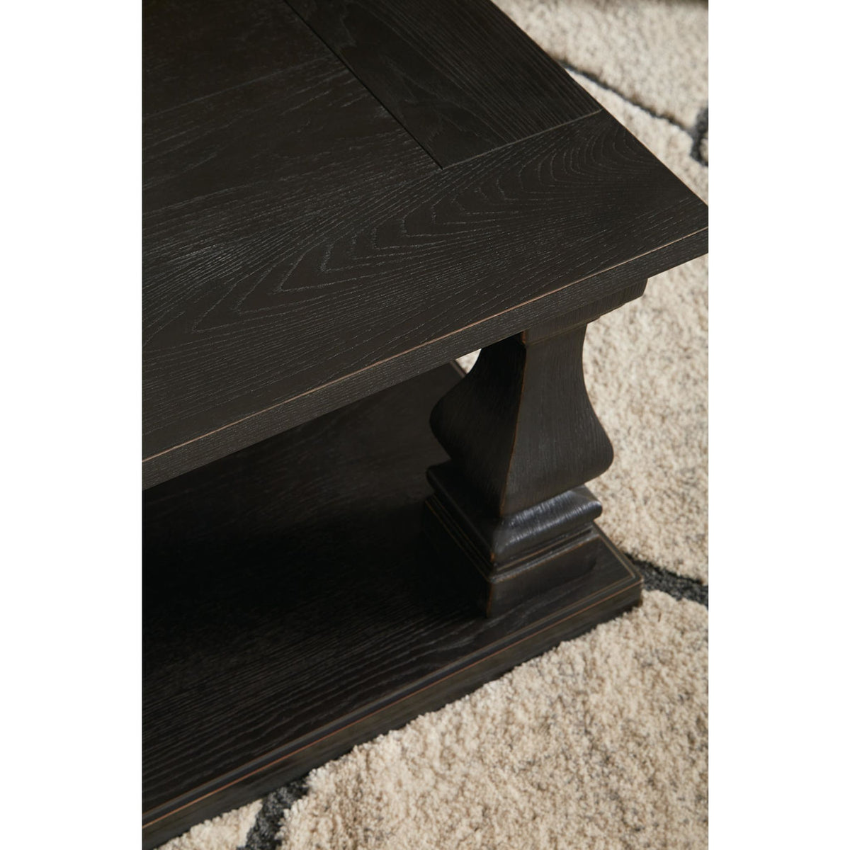 Wellturn Coffee Table Black Dufresne Furniture and Appliances