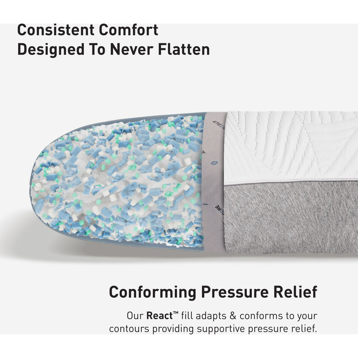 Bedgear Vertex Body Pillow Supreme Contour Dufresne Furniture and