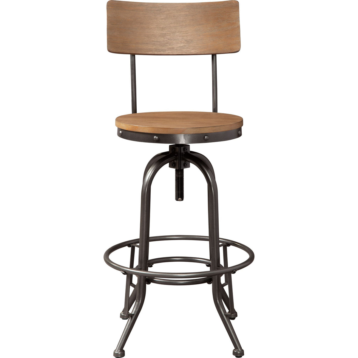 Pinnadel Bar Stool Light Brown (D542330) Dufresne Furniture and Appliances