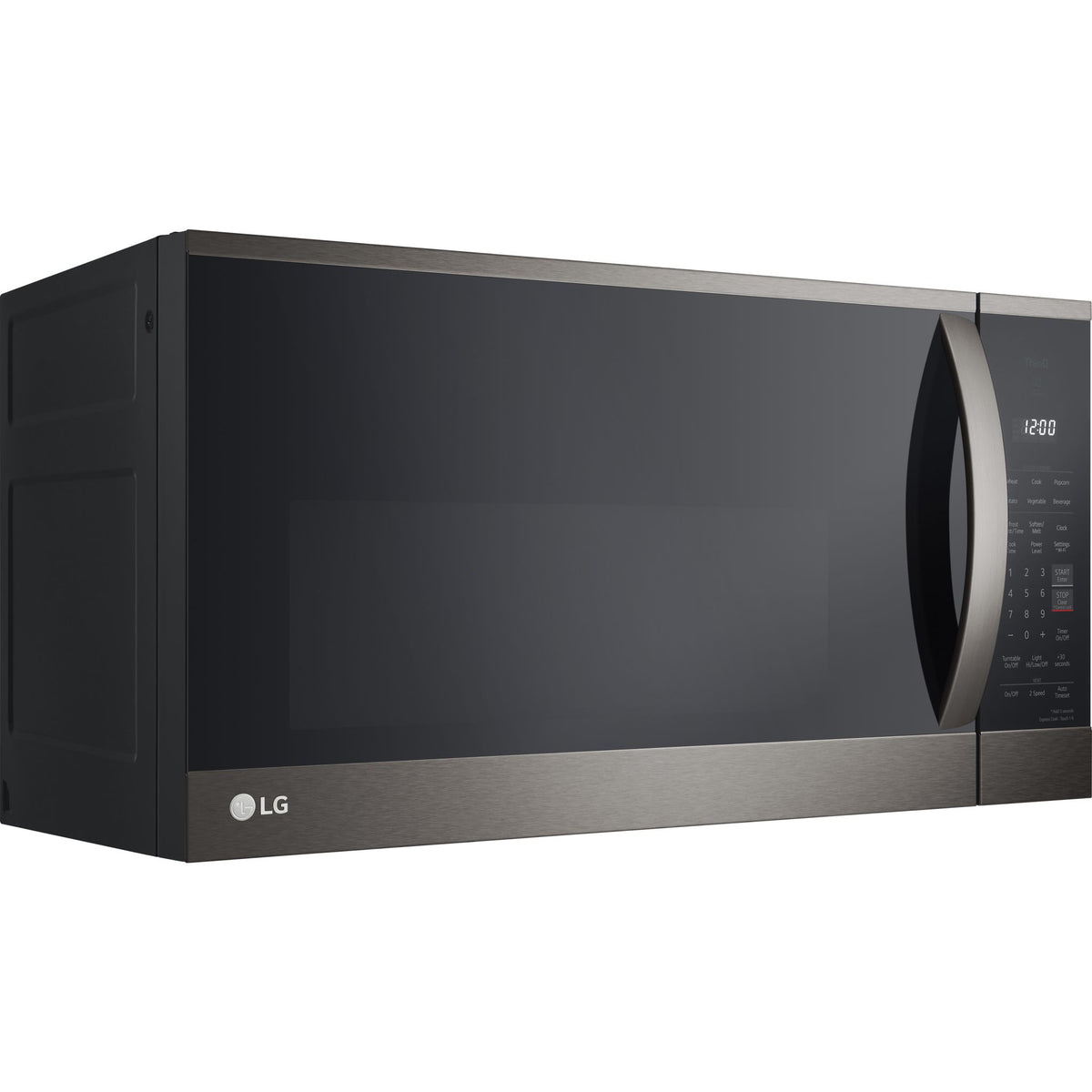 LG OTR Microwave (MVEM1825D) Black Stainless Dufresne Furniture and