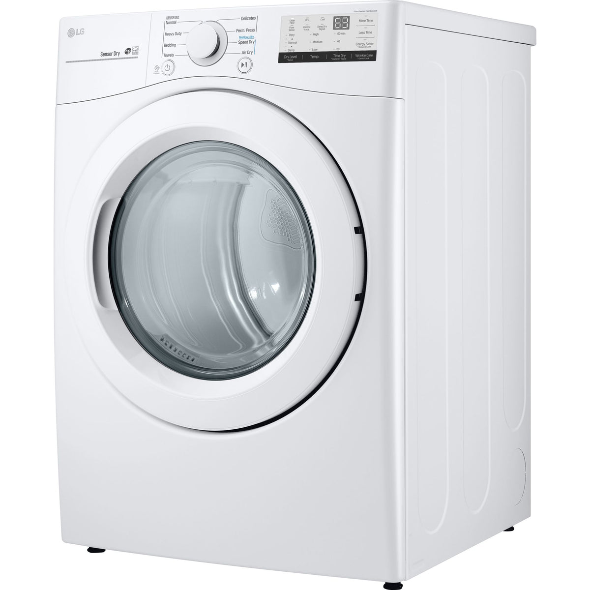 LG Front Load Dryer (DLE3400W) White Dufresne Furniture and Appliances