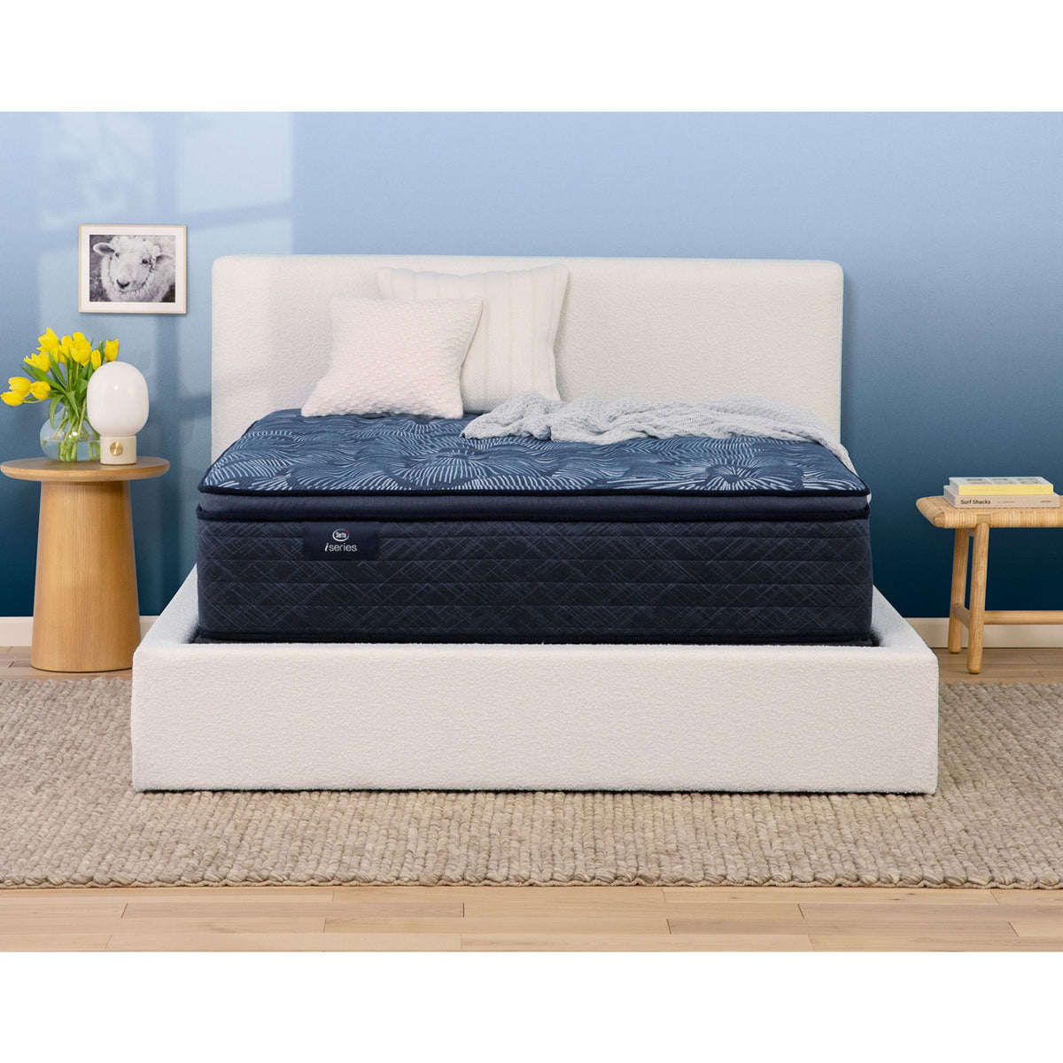 Serta iseries pillow top king clearance mattress