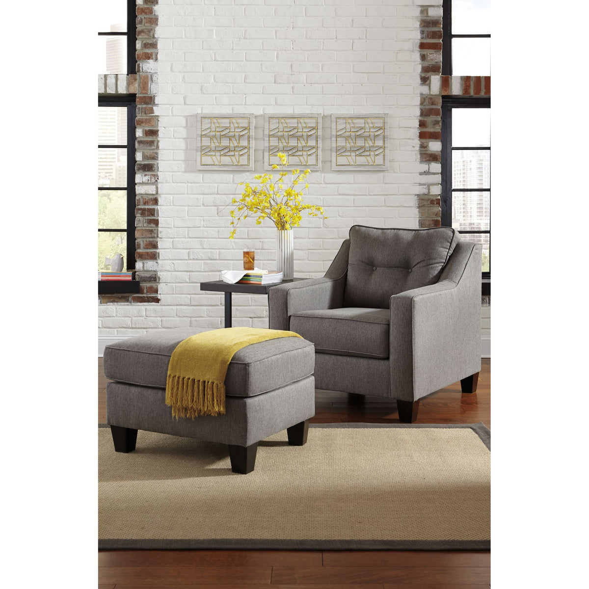 Bentley Chair Charcoal Dufresne Furniture and Appliances