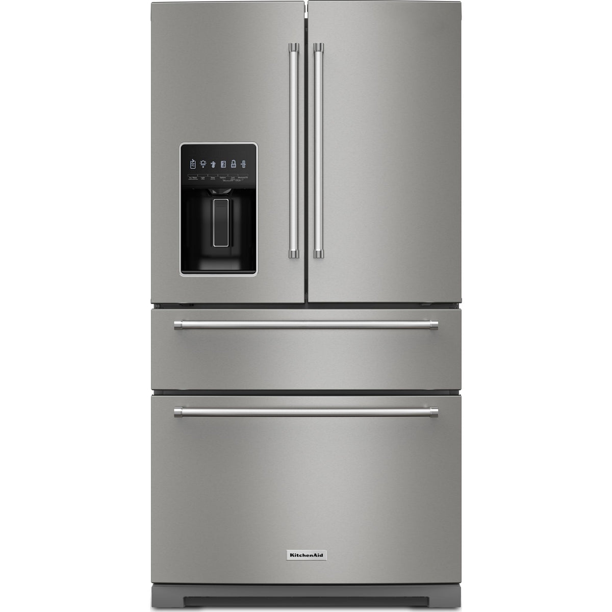 KitchenAid French Door Fridge (KRMF536RPS) PrintShield Stainless