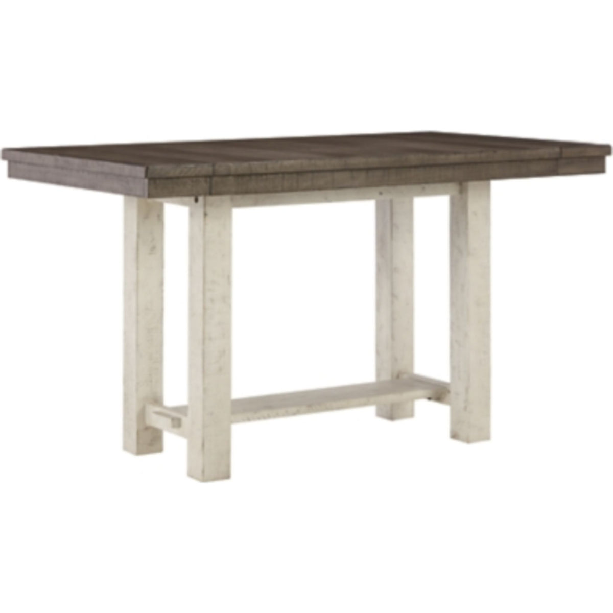 Brewgan Counter Height Dining Extension Table Twotone (D78432