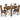 Ralene Dining Set - Medium Brown