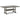 Visola Outdoor Rectangle Dining Table - Gray