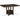 Haddigan Counter Height Extension Table - Dark Brown - (D596-42)