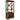 Baldridge Large Bookcase - Rustic Brown