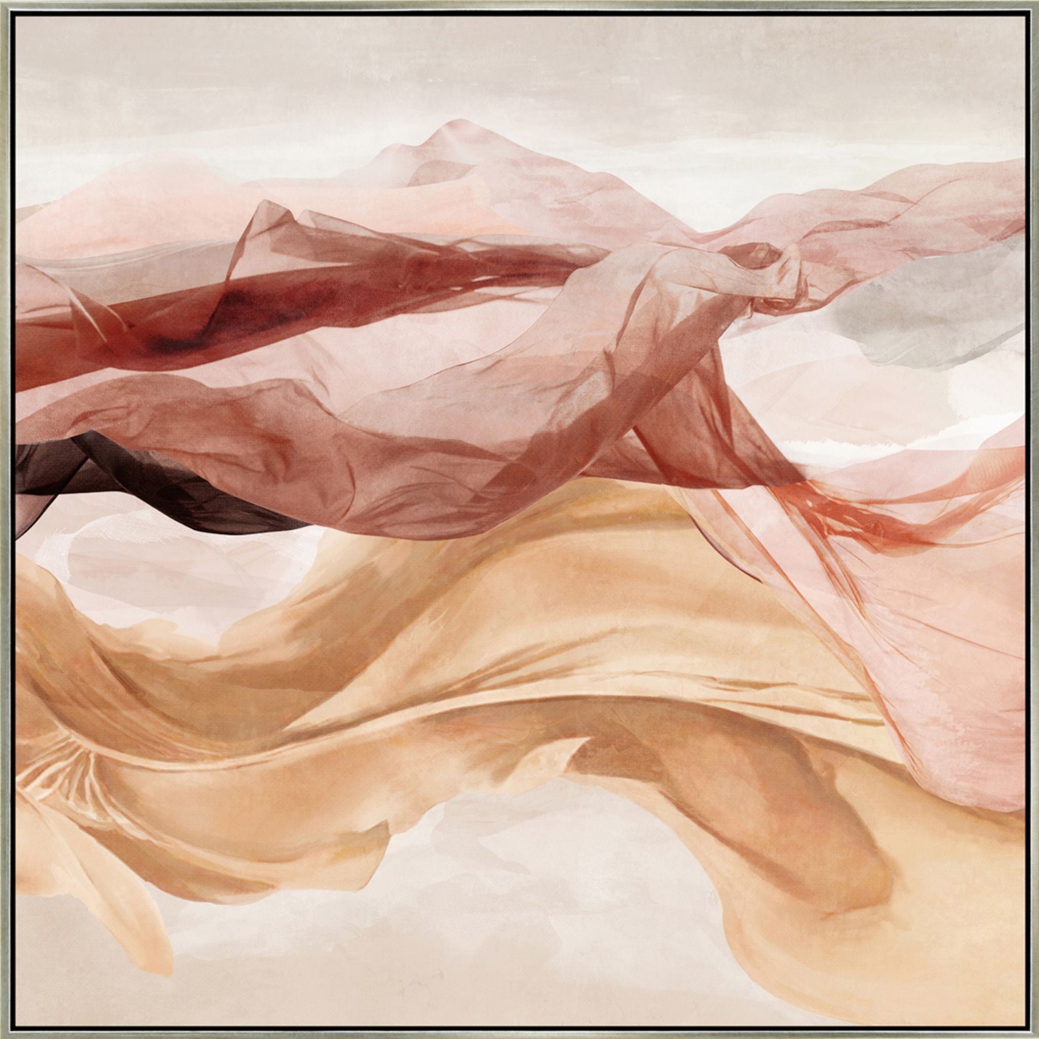 Flowing Passion I Canvas 32.00" x 32.00"