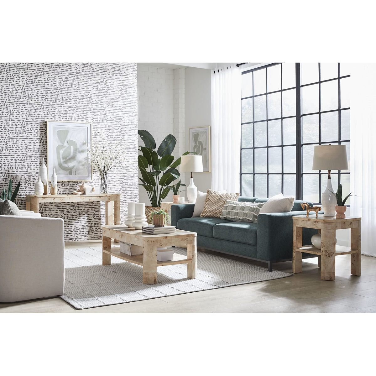Cosmo Console Table - Amber Kiss | Dufresne Furniture and Appliances