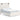 Gerridan Panel Bed - White/Gray