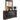 Huey Vineyard Dresser and Mirror - Black