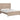 Senniberg Queen Panel Bed - Light Brown/White