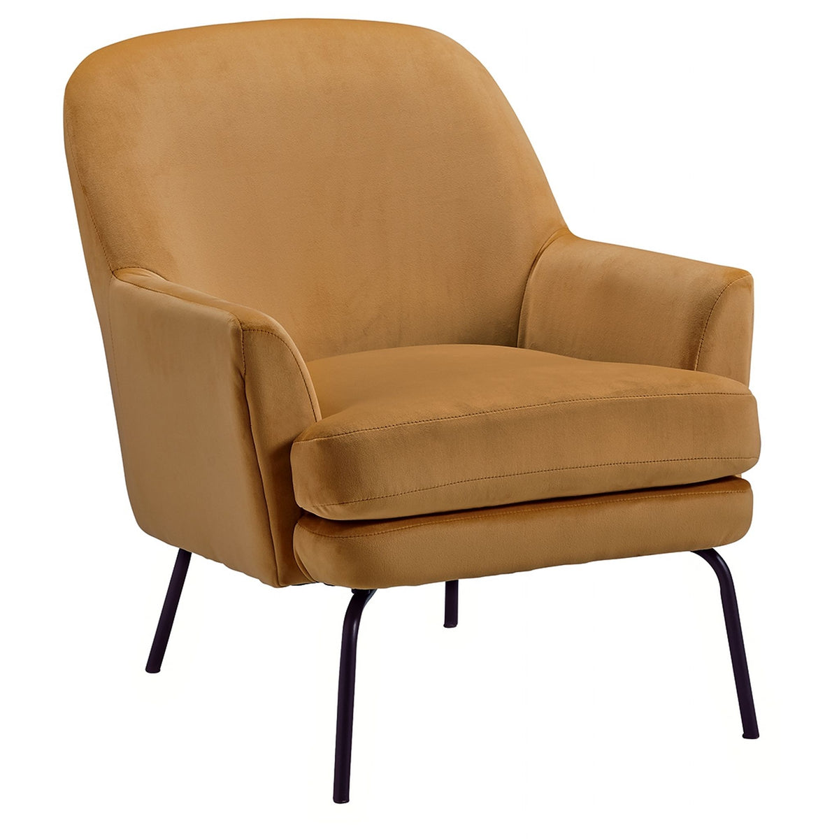 Dericka Accent Chair - Gold | Dufresne Furniture and Appliances