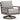 Hillside Barn Outdoor Swivel Lounge Chair with Cushion - Gray/Brown