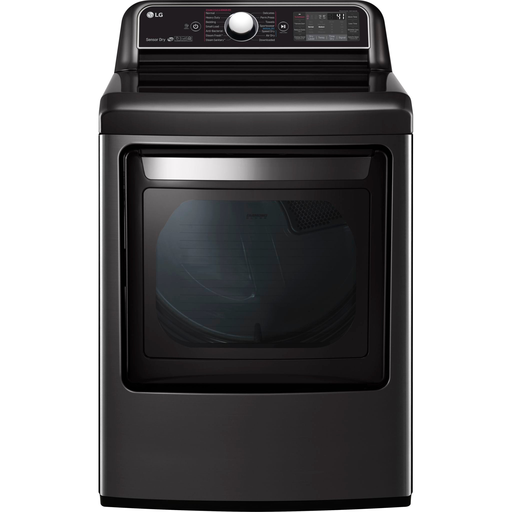 LG Dryer (DLEX7900BE) - Black Steel