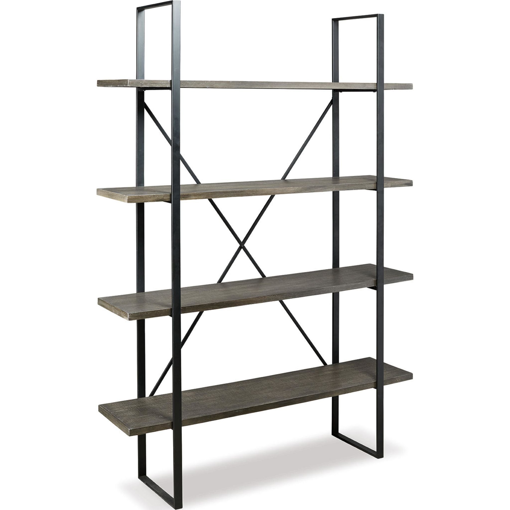 Gilesgrove Bookcase - Black/Gray