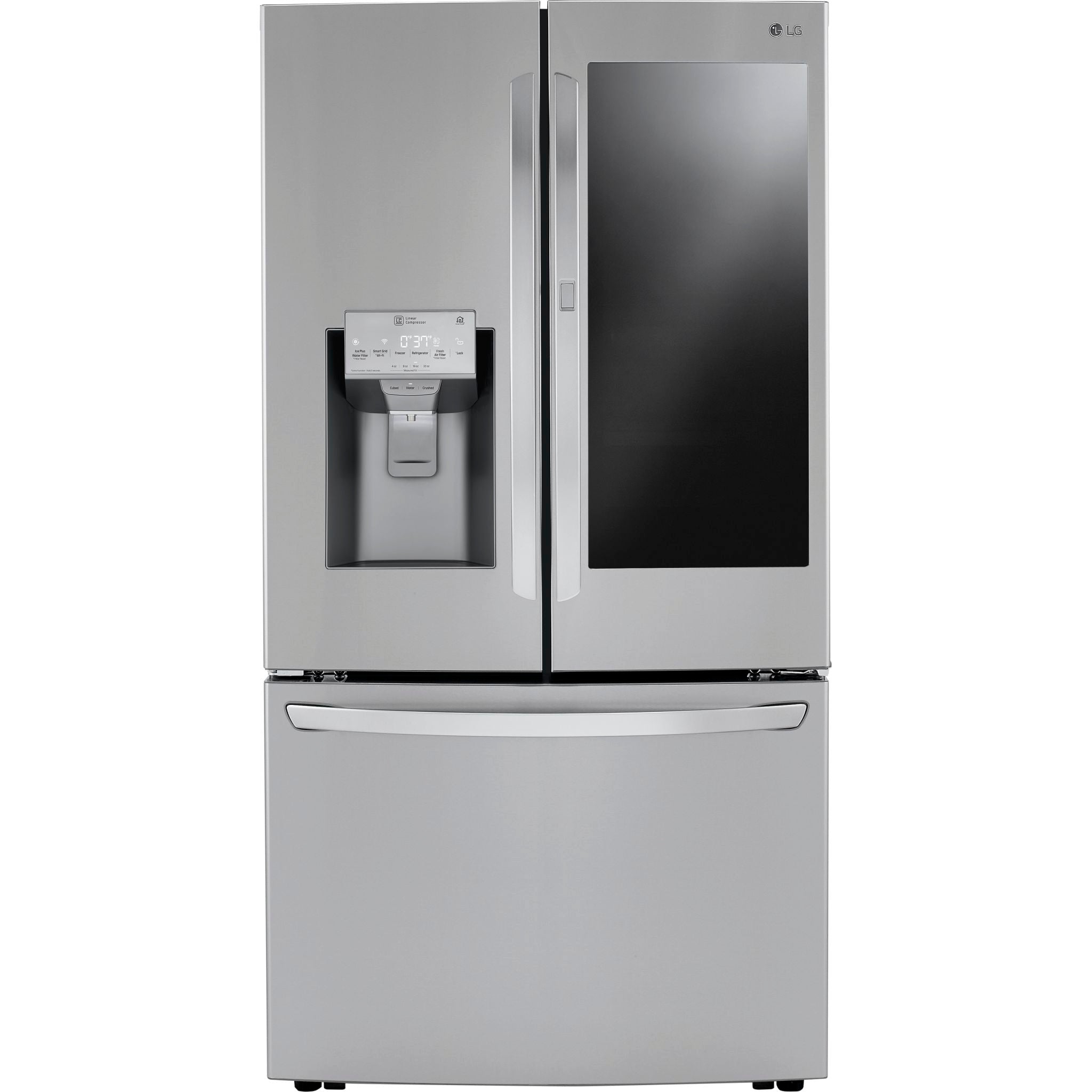 LG Counter Depth Fridge (LRFVC2406S) - Stainless Steel