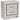 Zyniden Nightstand - Silver