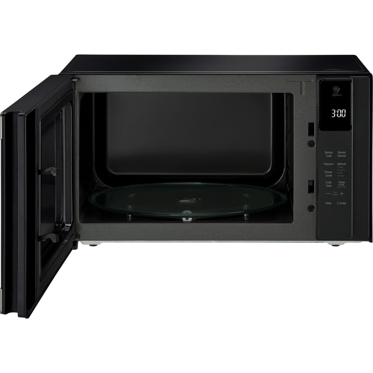 LG Microwave (LMC1575BD) Black Stainless Dufresne Furniture and