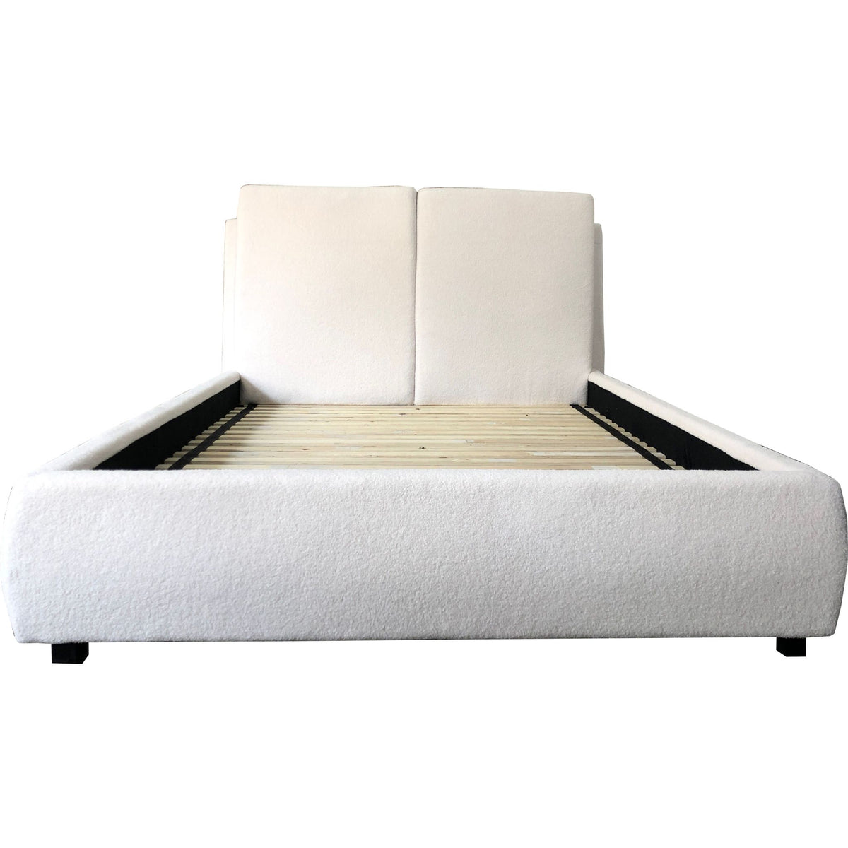 Cloud Platform Bed - Ivory | Dufresne Furniture and Appliances