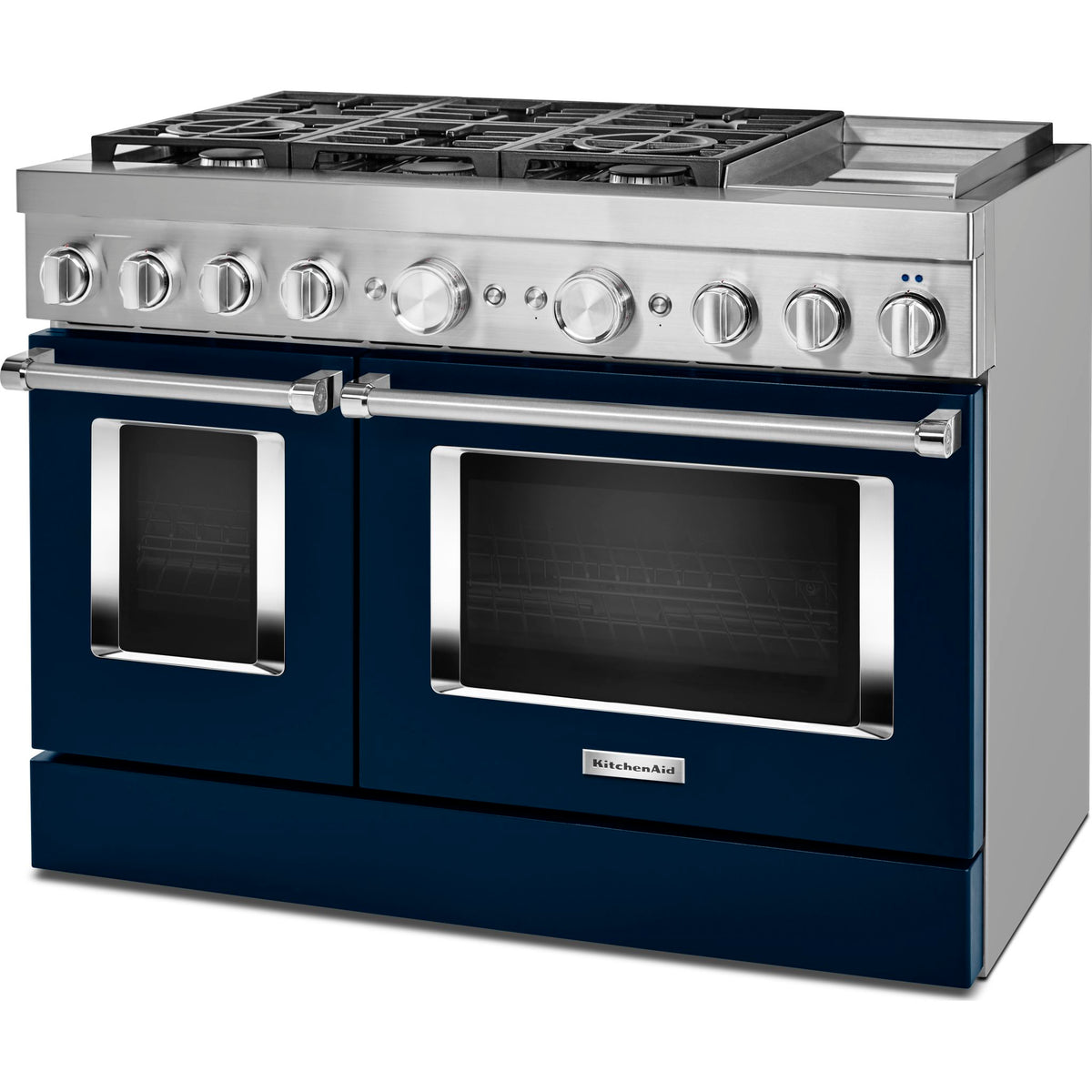KitchenAid 48'' Smart Commercial-Style Dual Fuel Range with Griddle ...