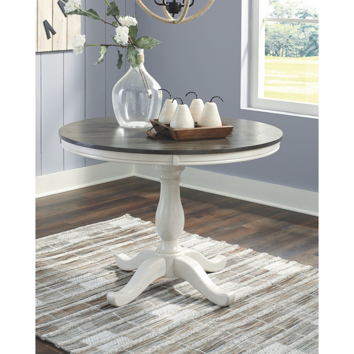 Nelling Dining Table - White - (D287D2) | Dufresne Furniture and Appliances