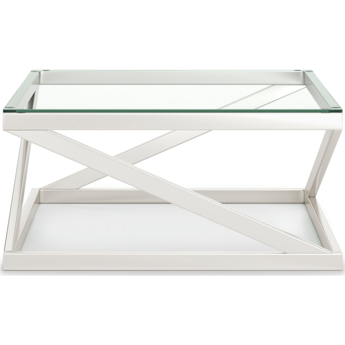 Coylin Coffee Table Nickel Dufresne Furniture and Appliances